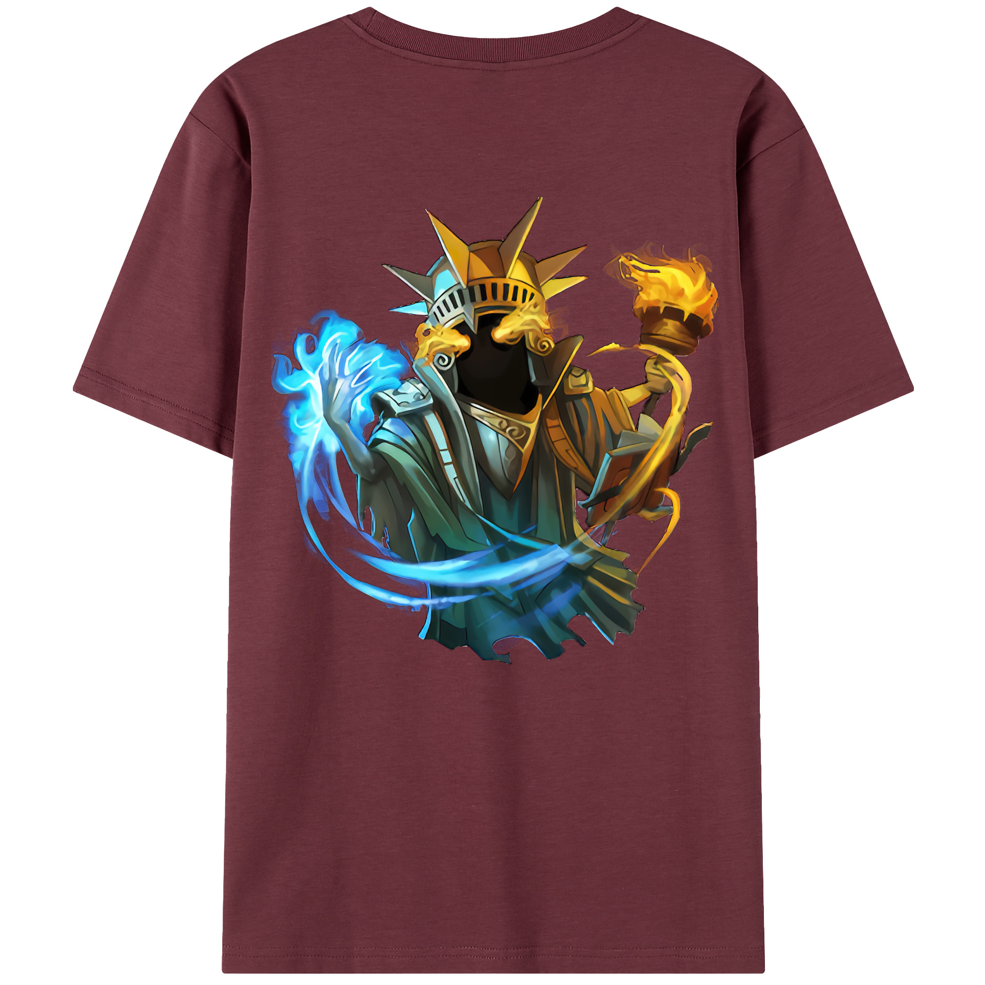 リーグ・オブ・レジェンド League of Legends LOL 綿100％半袖Tシャツ（背面プリント）